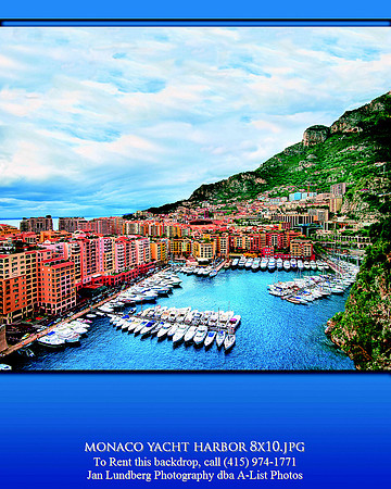 Monaco Yacht Harbor 8x10