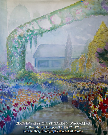 2d24 impressionist garden (warm)