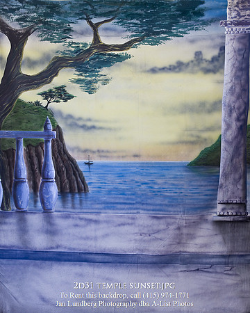 2d31 temple sunset